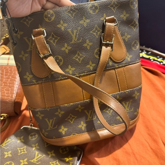 Louis Vuitton Brown Monogram Bucket Bag - Picture 1 of 13